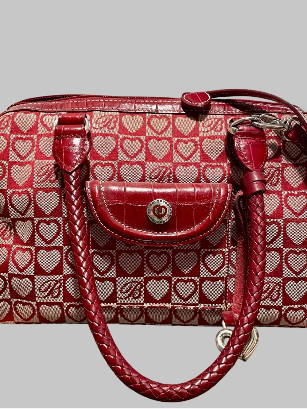 Brighton Vintage Jacquard Heart Bag!